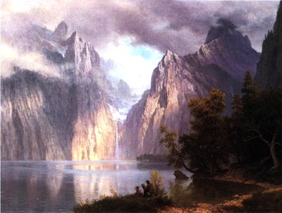 In der Sierra Nevada, ca. 1861 von Albert Bierstadt